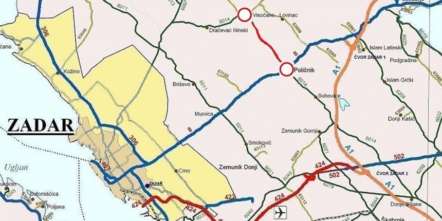 Zbog sanacije mosta za sav promet zatvorena županijska cesta Visočane – Lovinac