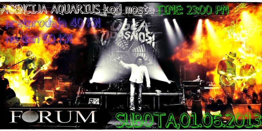 Opća Opasnost u Dalmaciji! Koncert u zadarskom Forumu Opća Opasnost u Dalmaciji! Koncert u zadarskom Forumu