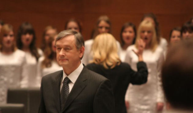 Danilo Tuerk, prisega (Foto: 24ur.com)