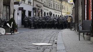 Zadarski branitelji na prosvjedu u Zagrebu 26. veljace 2011, Foto: Leo Banic Zadarski branitelji na prosvjedu u Zagrebu 26. veljace 2011, Foto: Leo Banic