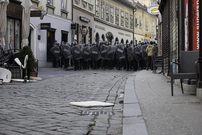 Zadarski branitelji na prosvjedu u Zagrebu 26. veljace 2011, Foto: Leo Banic Zadarski branitelji na prosvjedu u Zagrebu 26. veljace 2011, Foto: Leo Banic