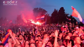 Veličanstven doček četvorice zadarskih Vatrenih Veličanstven doček četvorice zadarskih Vatrenih