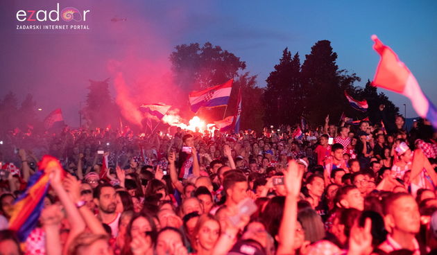 Veličanstven doček četvorice zadarskih Vatrenih