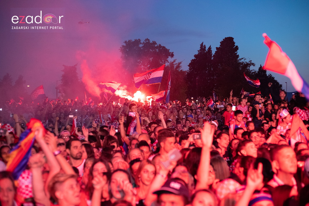 Veličanstven doček četvorice zadarskih Vatrenih Veličanstven doček četvorice zadarskih Vatrenih