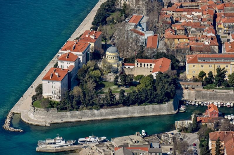 Zadar iz zraka, zračna panorama