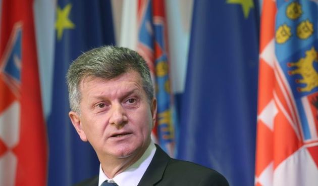 Prostorije Hrvatske matice iseljenika, Zagreb – Objavljivanje kandidature Milana Kujundzica za predsjednika Republike Hrvatske. Milan Kujundzic. Photo: Igor Kralj/PIXSELL