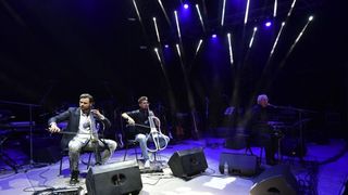 Koncert Olivera Dragojevića i Zlatana Stipišića u pulskoj Areni. Kao gosti nastupili su 2CELLOS. Photo: Duško Marušić/PIXSELL
