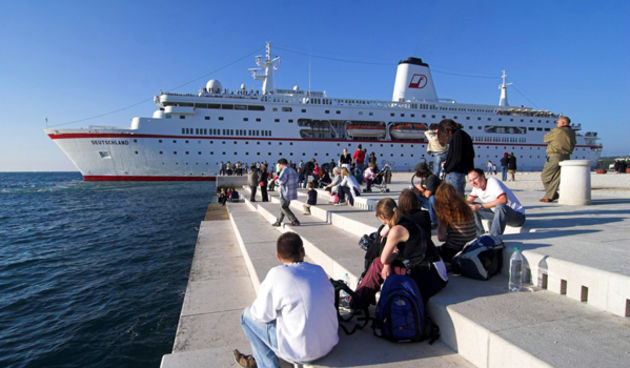 Kruzer Deutschland u Zadru (Foto: tzzadar.hr)