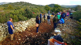 PP Vransko jezero: Akcija obnavljanja starog puta prema lokvi Benči PP Vransko jezero: Akcija obnavljanja starog puta prema lokvi Benči