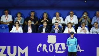 Agassi, Ferrero i Ivanišević odigrali egizibiciju u Umagu. Photo: Slavko Midzor/PIXSELL Agassi, Ferrero i Ivanišević odigrali egizibiciju u Umagu. Photo: Slavko Midzor/PIXSELL