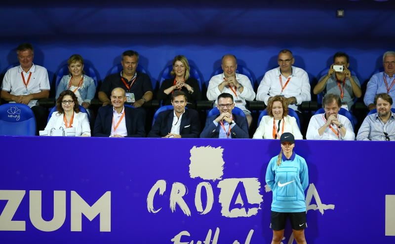 Agassi, Ferrero i Ivanišević odigrali egizibiciju u Umagu. Photo: Slavko Midzor/PIXSELL Agassi, Ferrero i Ivanišević odigrali egizibiciju u Umagu. Photo: Slavko Midzor/PIXSELL