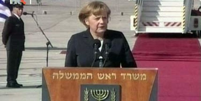 Angela Merkel u Izraelu (foto: hrt.hr)