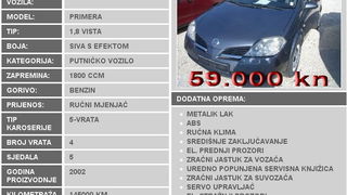Nissan Primera 1.8 Vista