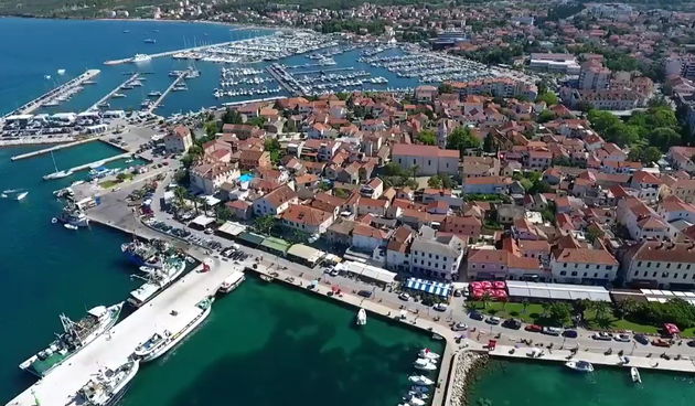 Biograd iz zraka