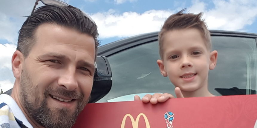 Mark Jacob Marcikić i njegov otac Mark Jacob Marcikić i njegov otac