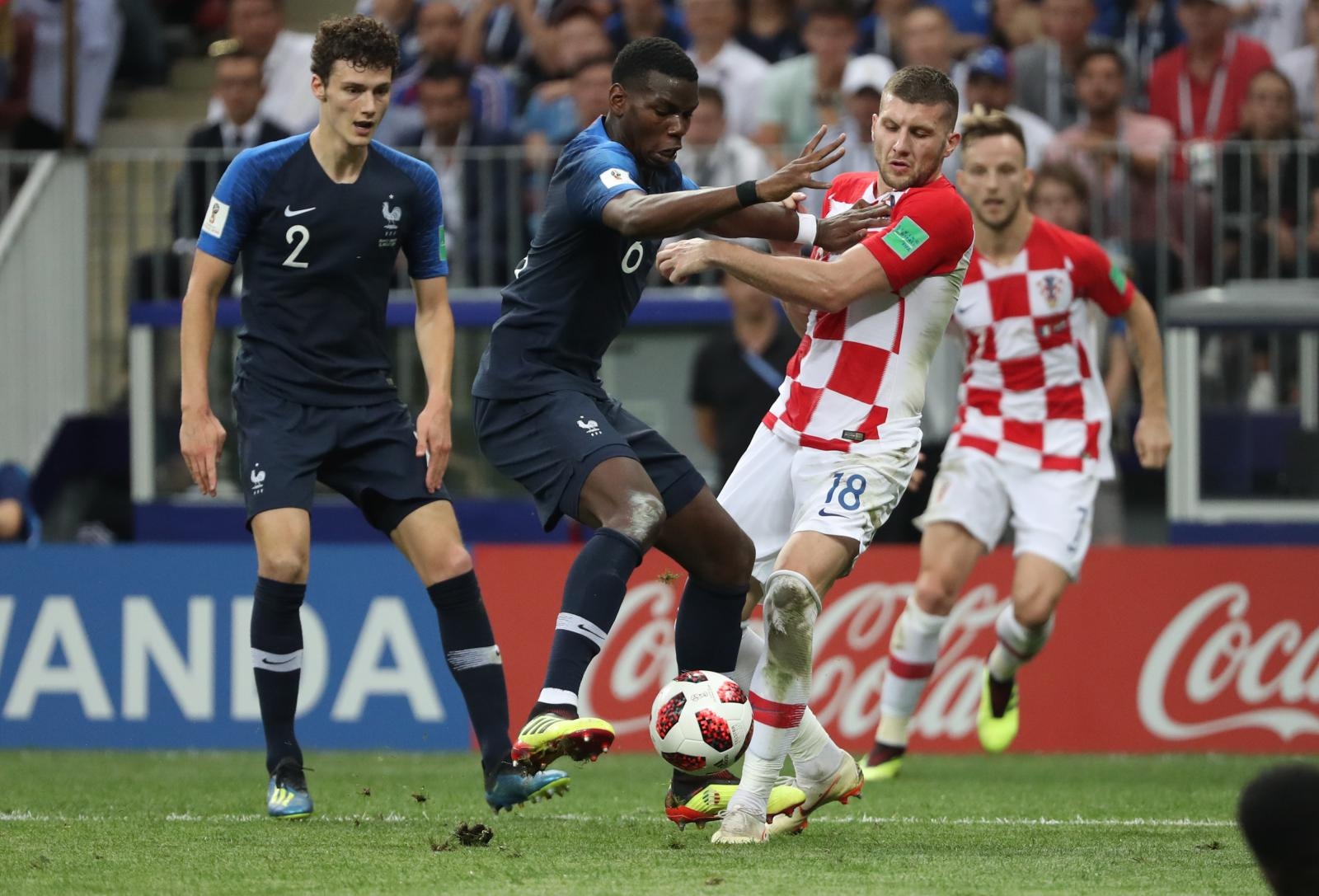 Svjetsko nogometno prvenstvo 2018., finale, Hrvatska – Francuska
