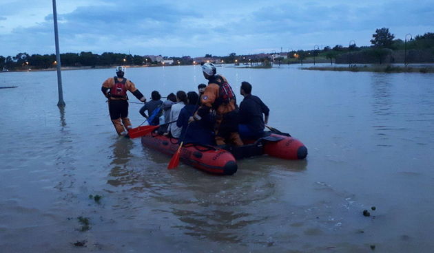 Evakuacija radnika Cromarisa i solane Nin zbog potopljenog mosta