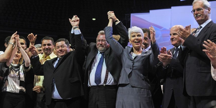 Hrvatska demokratska zajednica (HDZ) odrzala je 14. Opci sabor u Areni Zagreb. Foto: Marko Miscevic / CROPIX