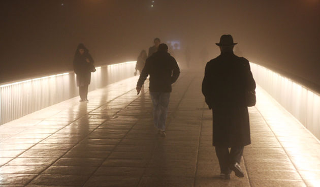 Zadarska večer u magli 8. veljače (foto:Saša Čuka)