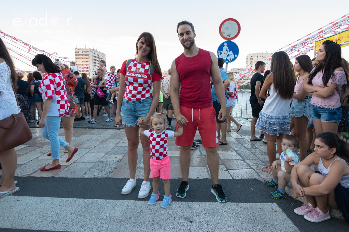 Veličanstven doček četvorice zadarskih Vatrenih