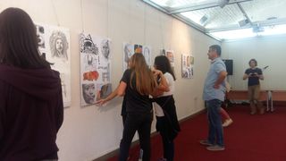 U Znanstvenoj knjižnici otvorena izložba radova Udruge “Art.A” U Znanstvenoj knjižnici otvorena izložba radova Udruge “Art.A”