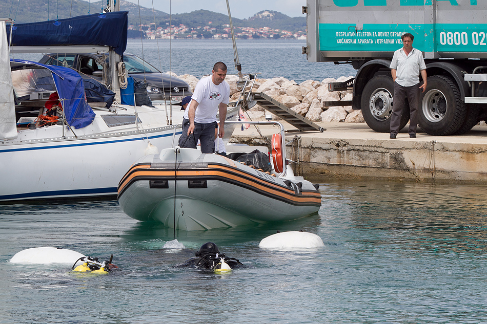 Vježba spašavanja u uvali Jaz, foto: Leo Banić