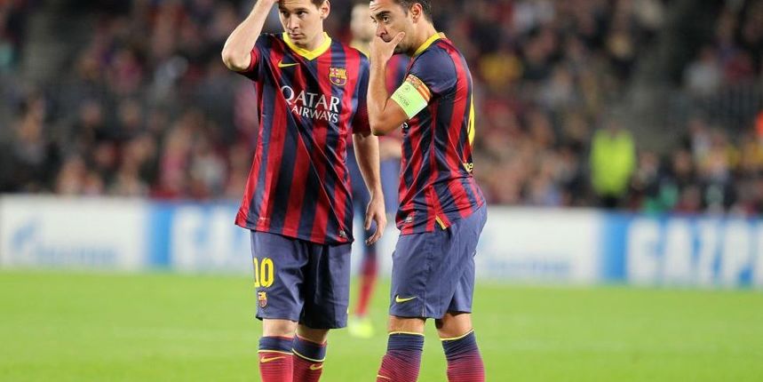 Lionel Messi i Xavi Hernandez, foto: as.com Lionel Messi i Xavi Hernandez, foto: as.com