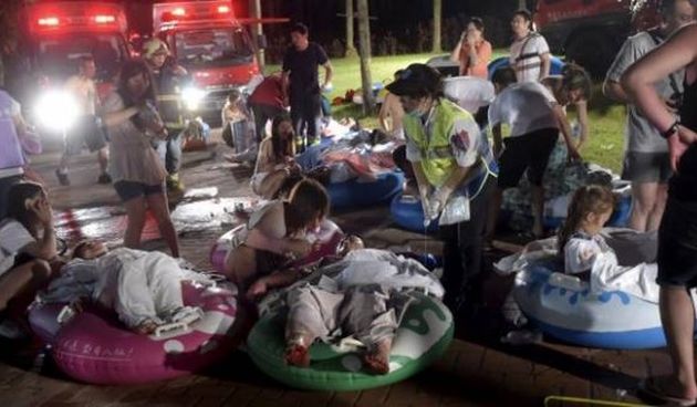 U nesreći u tajvanskom aquaparku 500 ozlijeđenih, 200 u teškom stanju, Foto: @SAMAATV/Twitter
