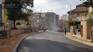 Na rekonstruirano križanje u Vruljici postavlja se završni sloj asfalta Na rekonstruirano križanje u Vruljici postavlja se završni sloj asfalta