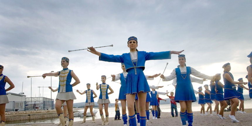 Biograd: Mazoretkinje, gradska glazba i srednjovjekovni biogradski kostimi