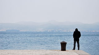 Bura i snijeg u Zadru 1. veljače 2012, Foto: Duje Surać