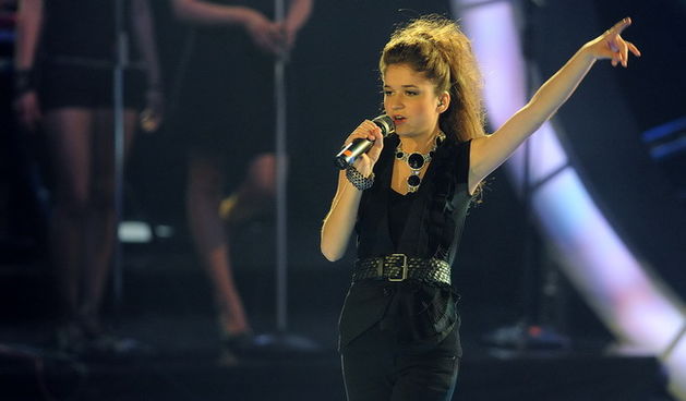 Zagreb, 040610.
Jadran film, Oporovecka 12.
Reality show RTL televizije Hrvatska trazi zvijezdu, finalna emisija.
Na slici: Kim Verson.
Foto: Damir Krajac / CROPIX