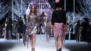 Zagreb – Perwoll Fashion.hr, revija ELFS. Maja Suput i dvojac ELFS, Aleksandar Sekuljica i Ivan Tandaric. Photo: Borna Filic/PIXSELL