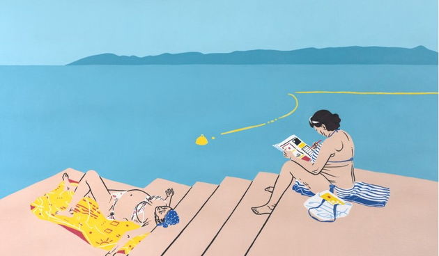 Samostalna izložba “Godišnji” akademske umjetnice Marine Ćorić u Galeriji Loža u Omišlju