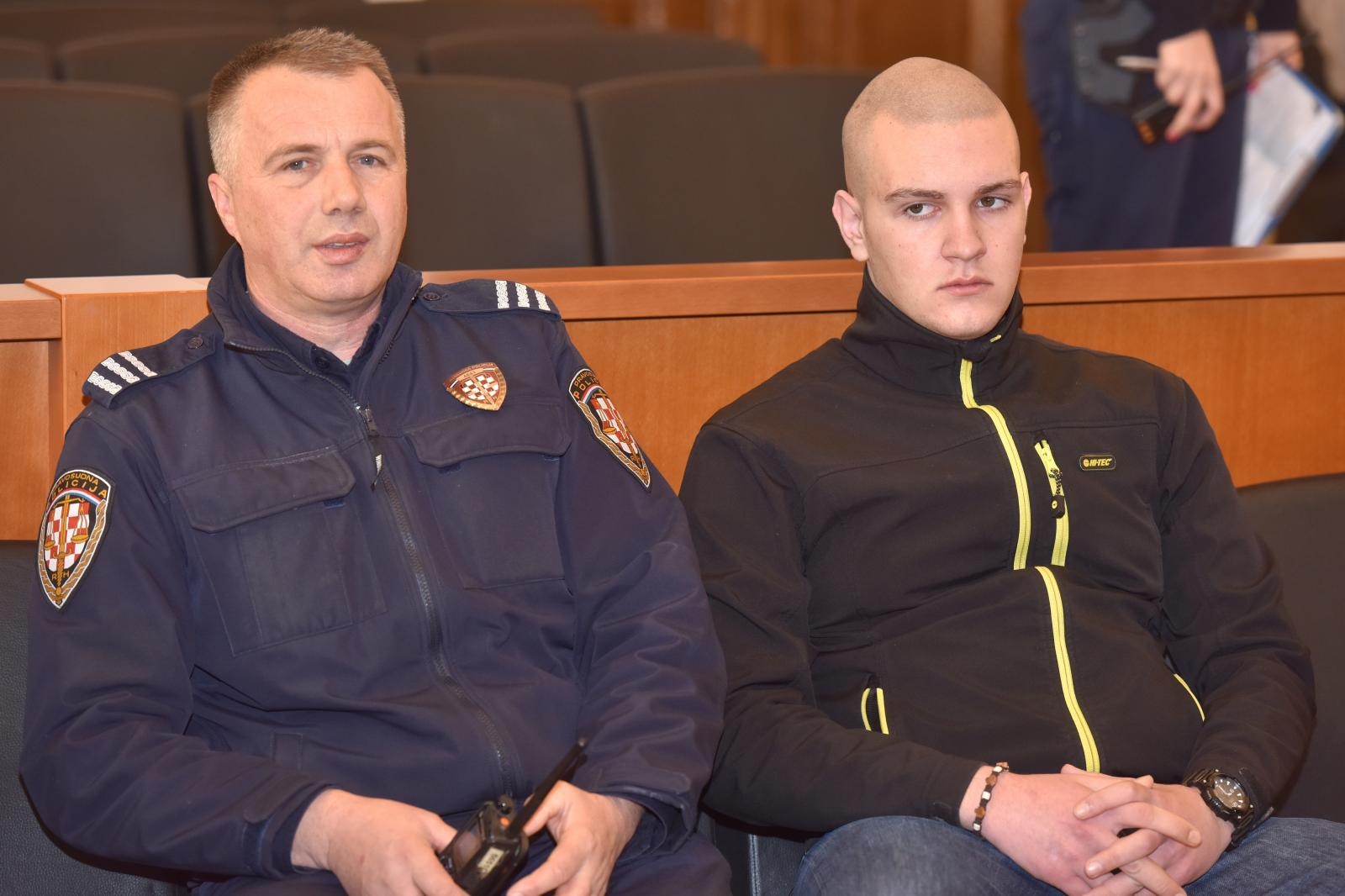 Suđenje Tinu Šunjergi na Županijskom sudu u Zadru