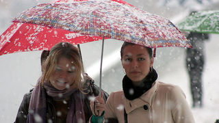 Snijeg u Zadru, 17. prosinca 2009, Foto: Saša Čuka