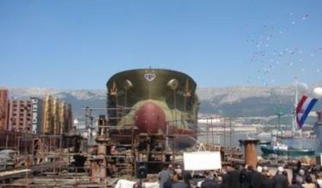 Porinuće – Tankerska (Foto: HTV)