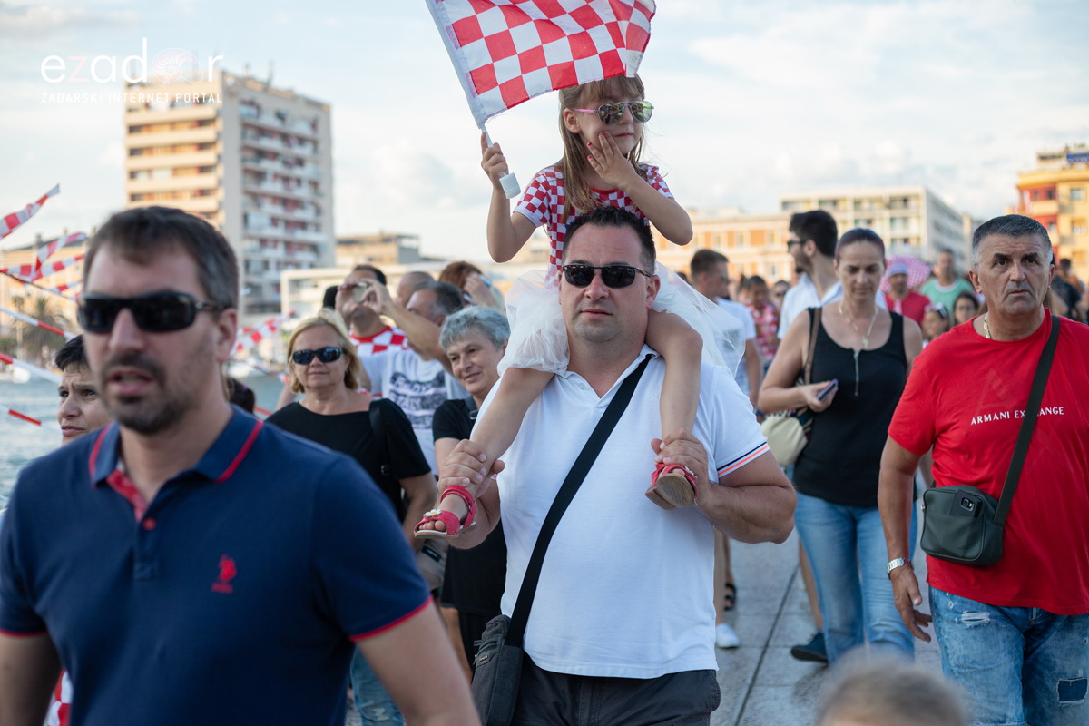 Veličanstven doček četvorice zadarskih Vatrenih Veličanstven doček četvorice zadarskih Vatrenih