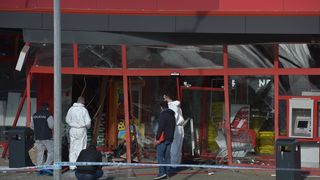 Raznesen bankomat u sklopu Plodina na Žmirićima Raznesen bankomat u sklopu Plodina na Žmirićima