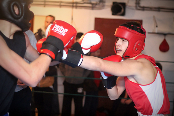 Javni sparing u boksačkom klubu Zlatna rukavica (foto:Saša Čuka)