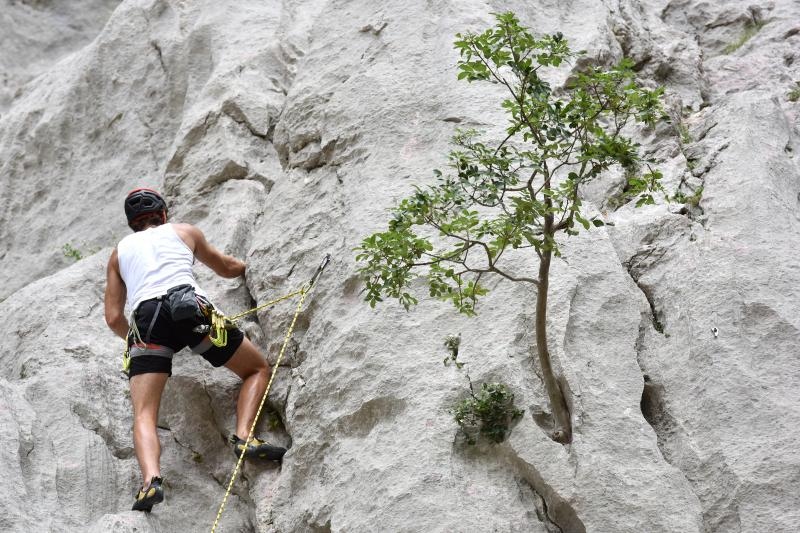 Kanjon Paklenice prepun je posjetitelja i penjača. Photo: Dino Stanin/PIXSELL