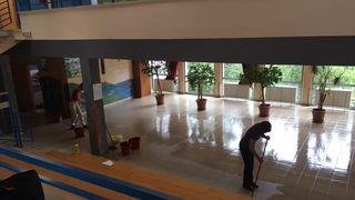 Velika šteta od poplave u OŠ Valantin Klarin u Preku Velika šteta od poplave u OŠ Valantin Klarin u Preku