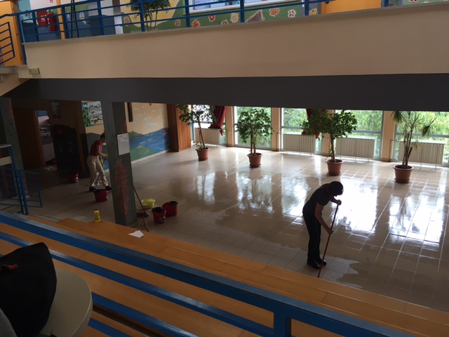 Velika šteta od poplave u OŠ Valantin Klarin u Preku Velika šteta od poplave u OŠ Valantin Klarin u Preku