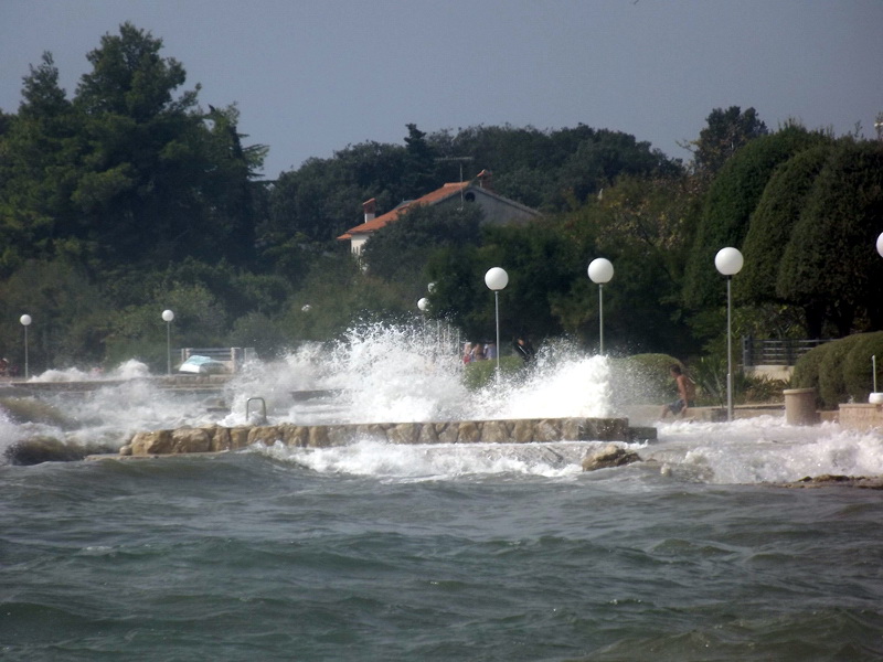 Tramontana u Diklu 26. kolovoza 2012., Foto: Natali Bukvić