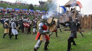 Posljednji dan devetog Renesansnog festivala na gradskim bedemima. Photo: Marijan Susenj/PIXSELL