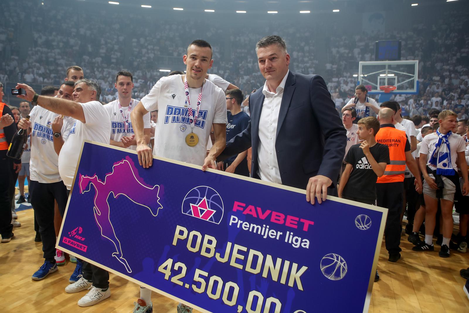 Košarkaši Zadra peti put u povijesti prvaci Hrvatske