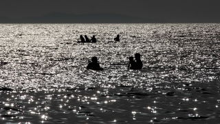 Zaton; solana Nin, foto-L. Kvarantan