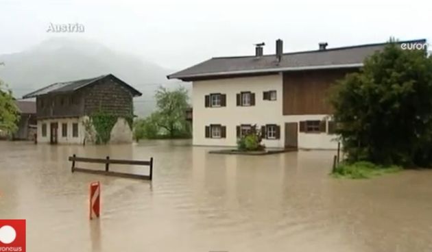 U bavarskom gradu Passauu razina vode dosegla je najvišu razinu u posljednjih 500 godina, foto: screenshot