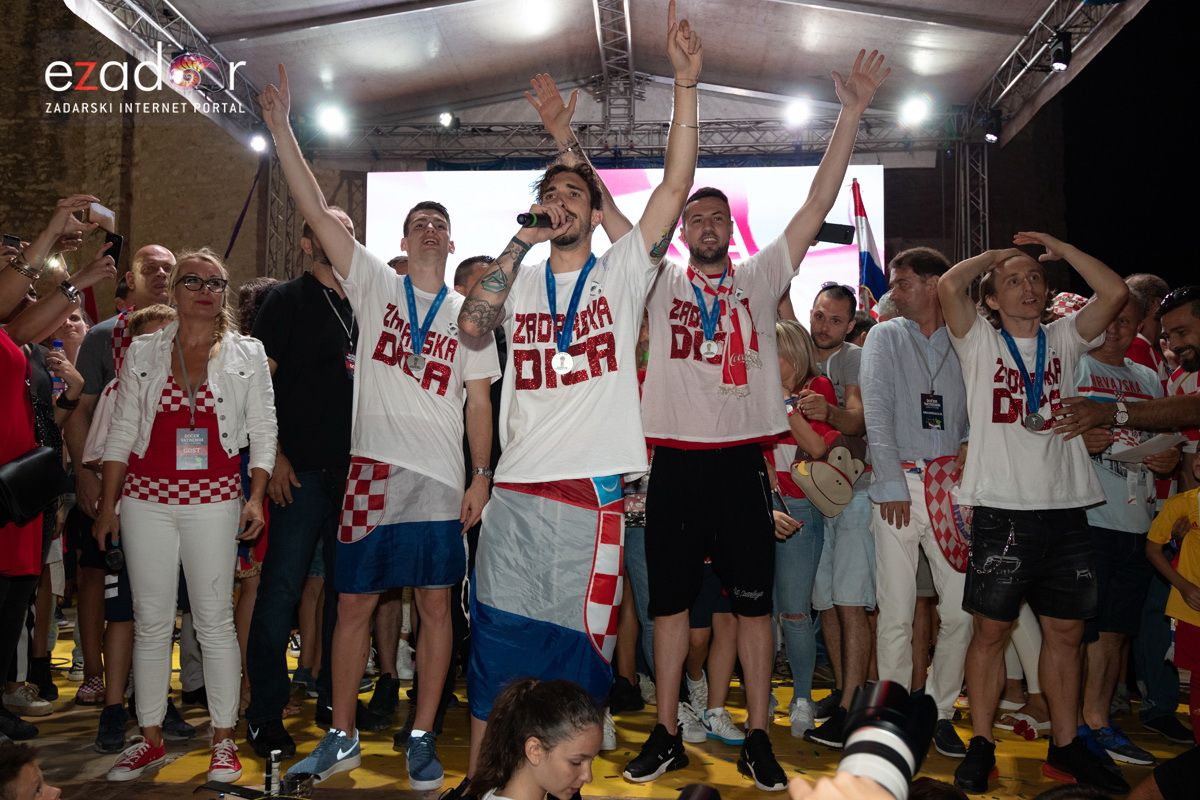 Veličanstven doček četvorice zadarskih Vatrenih