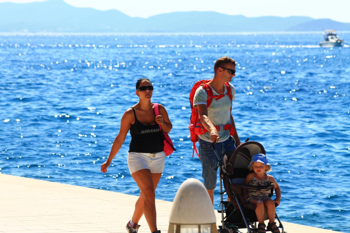 Đir po zadarskoj rivi 25. kolovoza 2016.